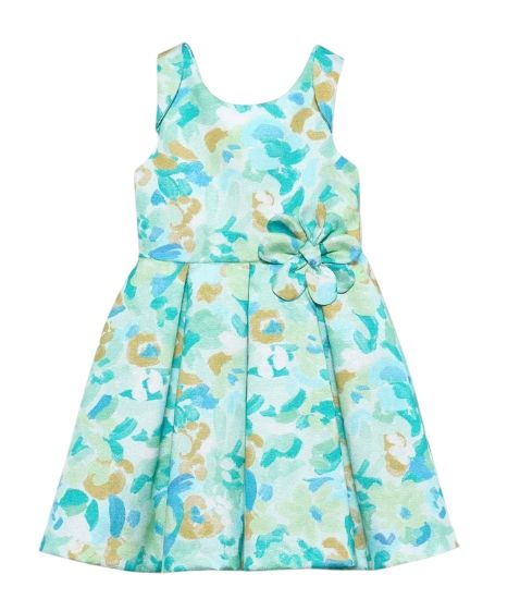 Abel &amp; Lula Floral print dress groen meisjes