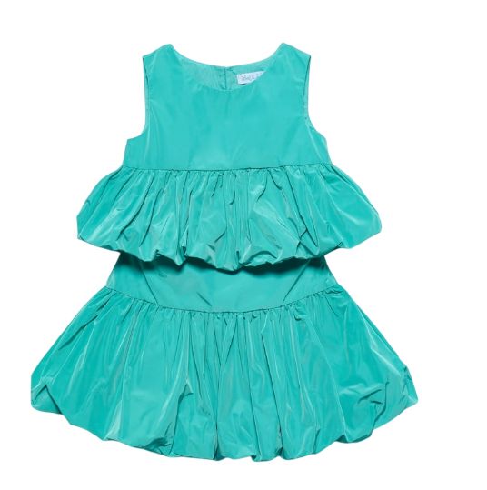 Abel &amp; Lula taffeta skirt set groen meisjes