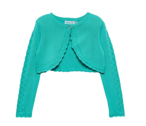 Abel &amp; Lula Knitted bolero groen meisjes