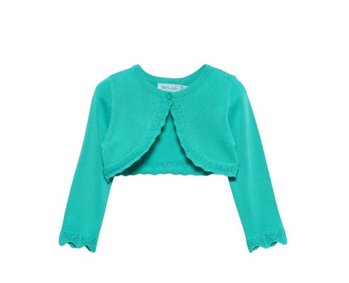 Abel  &amp; Lula knitted bolero groen baby meisjes