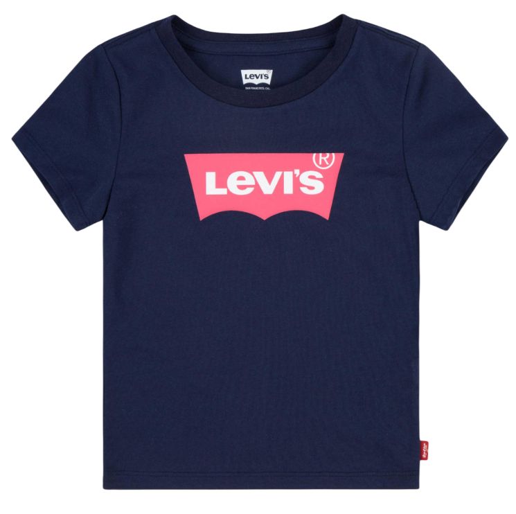 Levi's Kids  T-shirt BATWING donker blauw