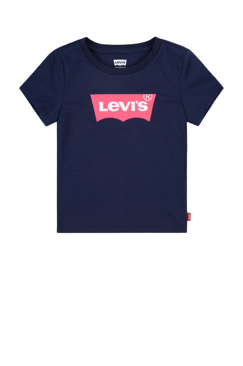 Levi's Kids T-shirt BATWING  Donkerblauw