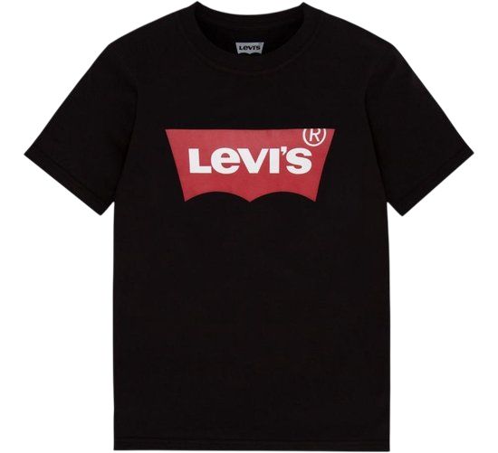 Levi's Jongens t-shirts batwing zwart