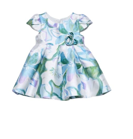 Abel &amp; Lula Baby bedrukte mikado-jurk