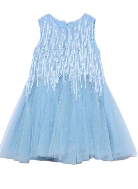 Abel &amp; Lula Meisjesjurk met een fantasie-franje