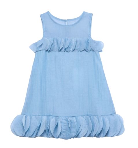 Abel &amp; Lula Meisjesjurk met gekreukte organza