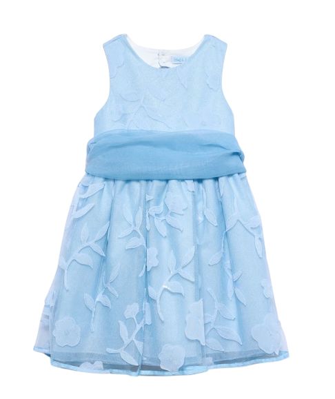 Abel &amp; Lula Baby jurk met gestanste bloemen