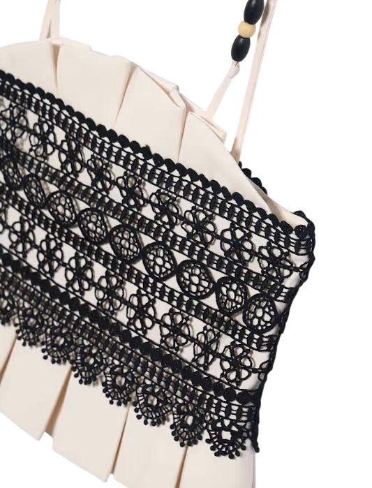 Abel &amp; Lula Meisjes guipure kanten camisole top