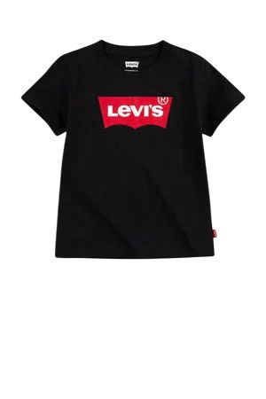 Levi's Jongens T-shirts Batwing -Zwart