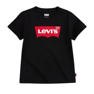 Levi's T-shirts Batwing -Zwart
