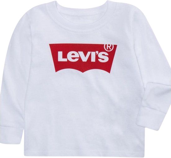 Levi’s longsleeve baby wit unisex