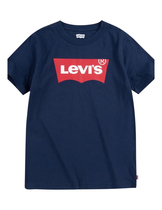Levi's T-shirts Batwing donker blauw