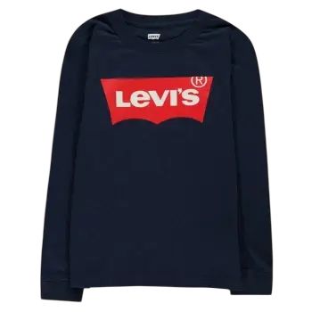 Levi's Kids Longsleeve Batwing met Logo - donker blauw