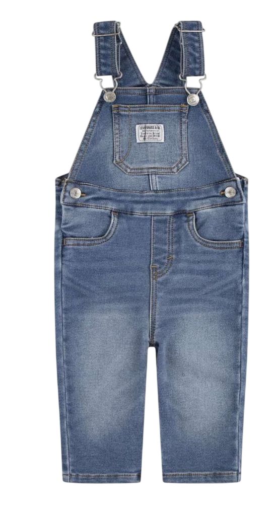 Levi's The Big Cheese No Destruction Jeans met verstelbare bretels baby