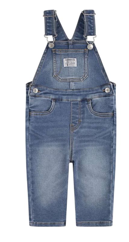 Levi's The Big Cheese No Destruction Jeans met verstelbare bretels baby