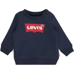 Levi's Kids Sweater Batwing met Logo - donker blauw