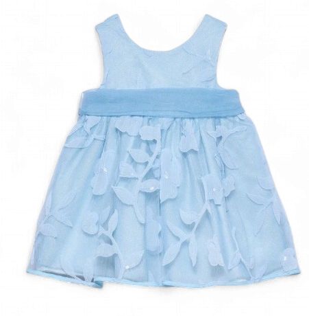 Abel &amp; Lula Baby dress with cut-out flowers