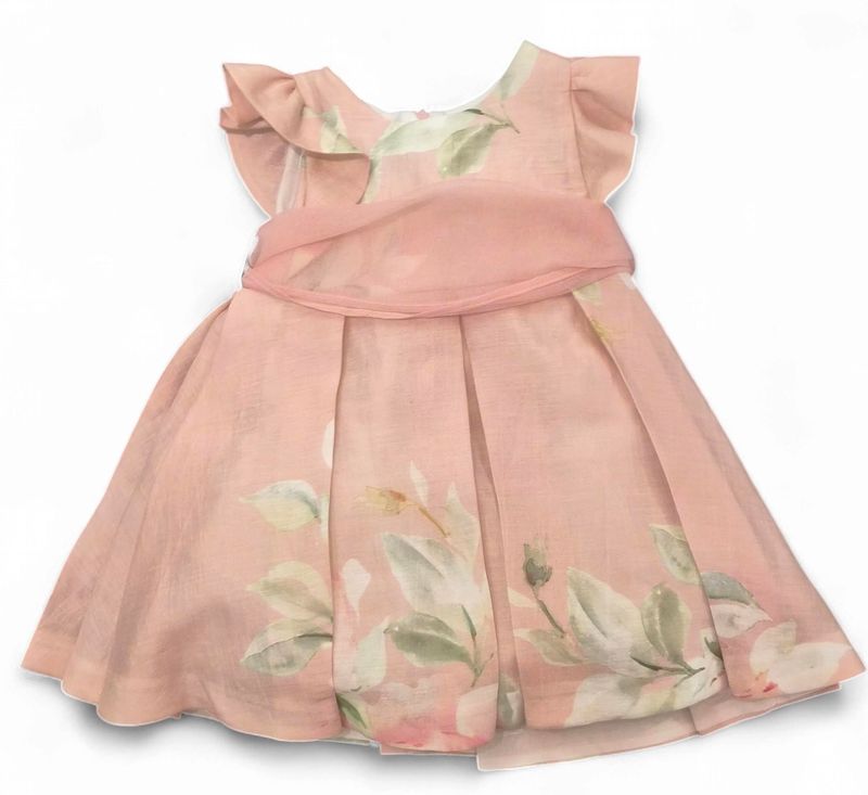 Abel &amp; Lula dress baby roze bloem