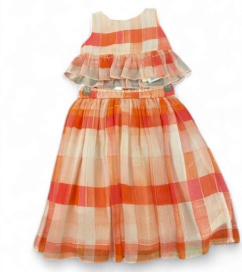 Abel &amp; Lula meisjes set roze gestreept