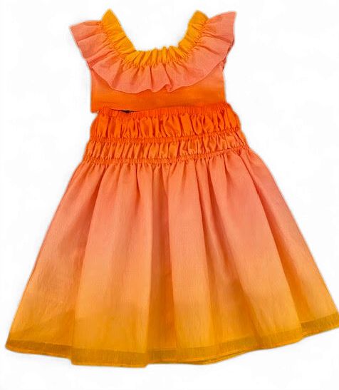 Abel &amp; Lula meisjes set oranje