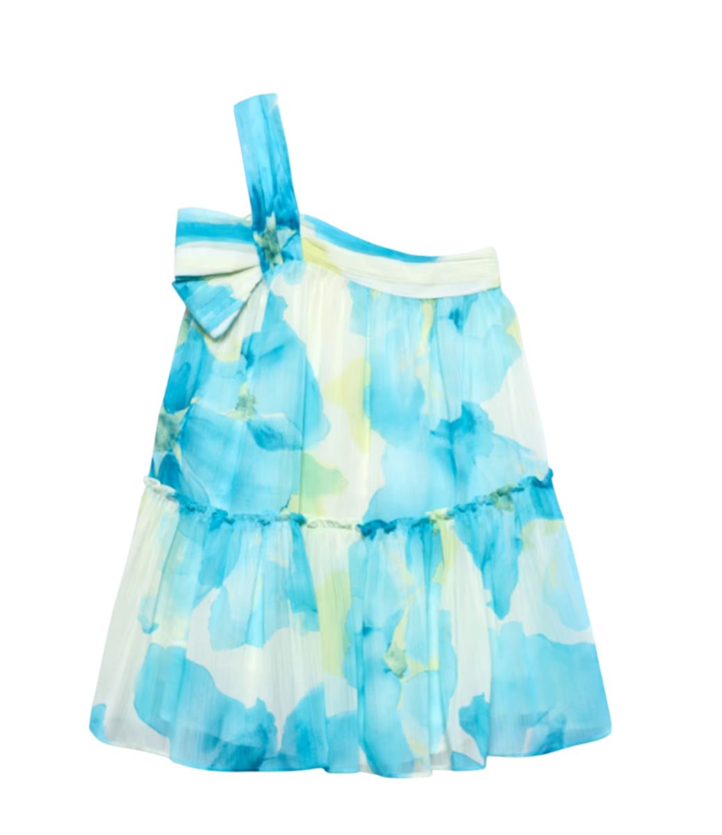 Abel &amp; Lula Printed chiffon dress for girls