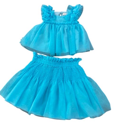 Abel &amp; Lula meisjes set licht blauw