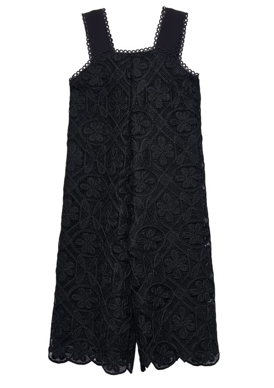 Abel &amp; Lula Girls' guipure culotte jumpsuit