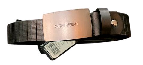 Antony Morato jongens riem zwart buckel