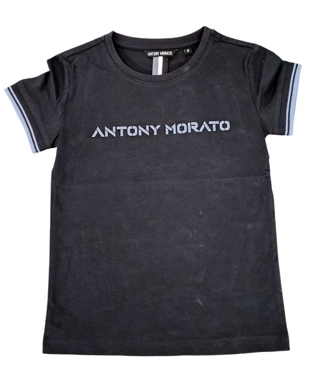 Antony Morato jongens tshirt donker blauw opdruk