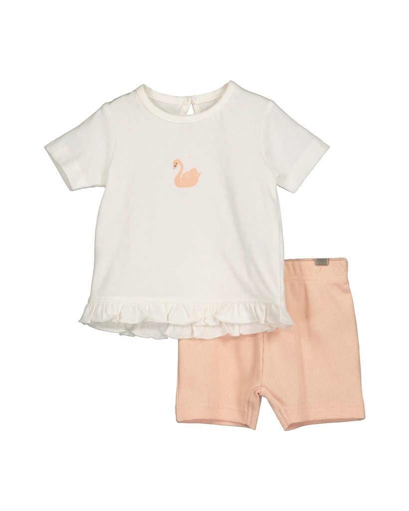 Blue Seven baby set  zwaan