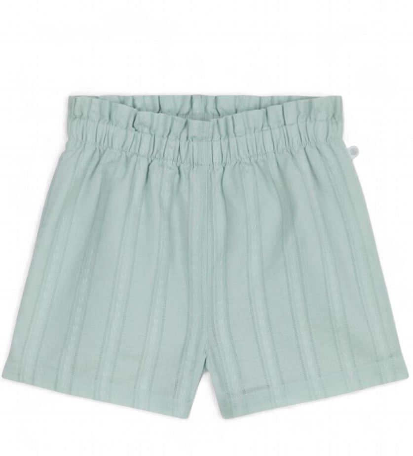 Petit Bateau Effen katoenen short voor baby's blauw