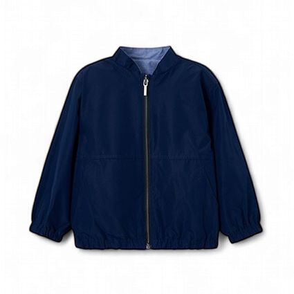Mayoral Reversible linen windbreaker blauw