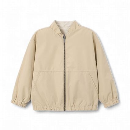 Mayoral Reversible linen windbreaker beige