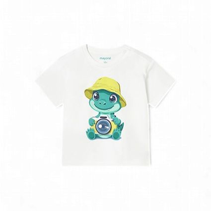 Mayoral shirt with camera apliqque