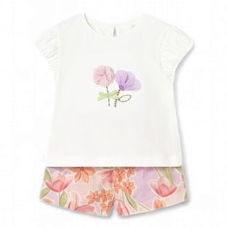 Mayoral Printed shorts set