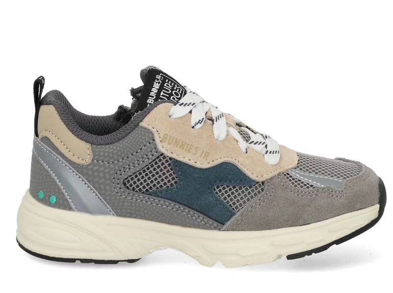 BunniesJr Jongensschoenen Sneakers Grijs Daan Dash