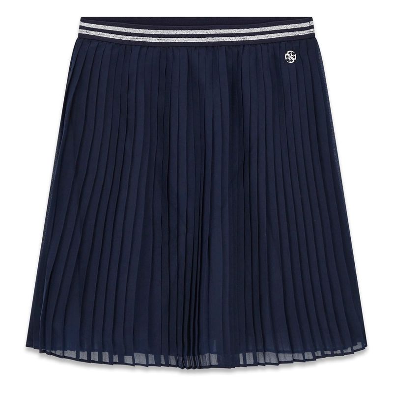 Guess kids rok donker blauw plooien