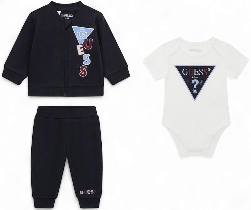 Guess baby jongens set 3-delig donker blauw