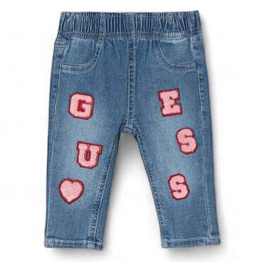 Guess meisjes baby broek denim roze