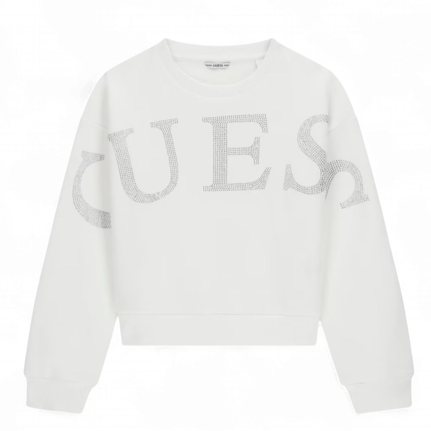 Guess Trui Meisjes Wit Glitter