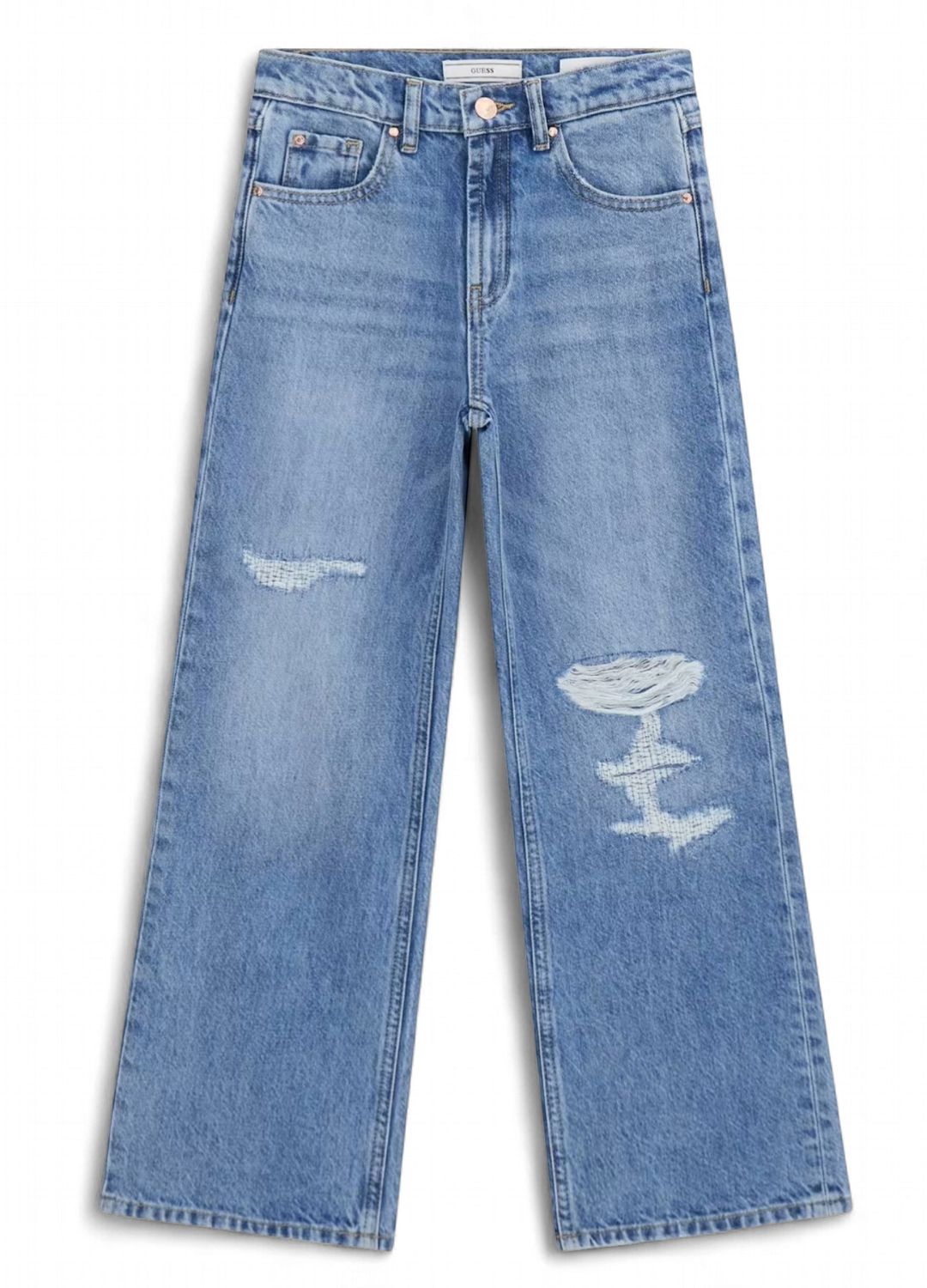 Guess meisjes spijkerbroek wijde pijp