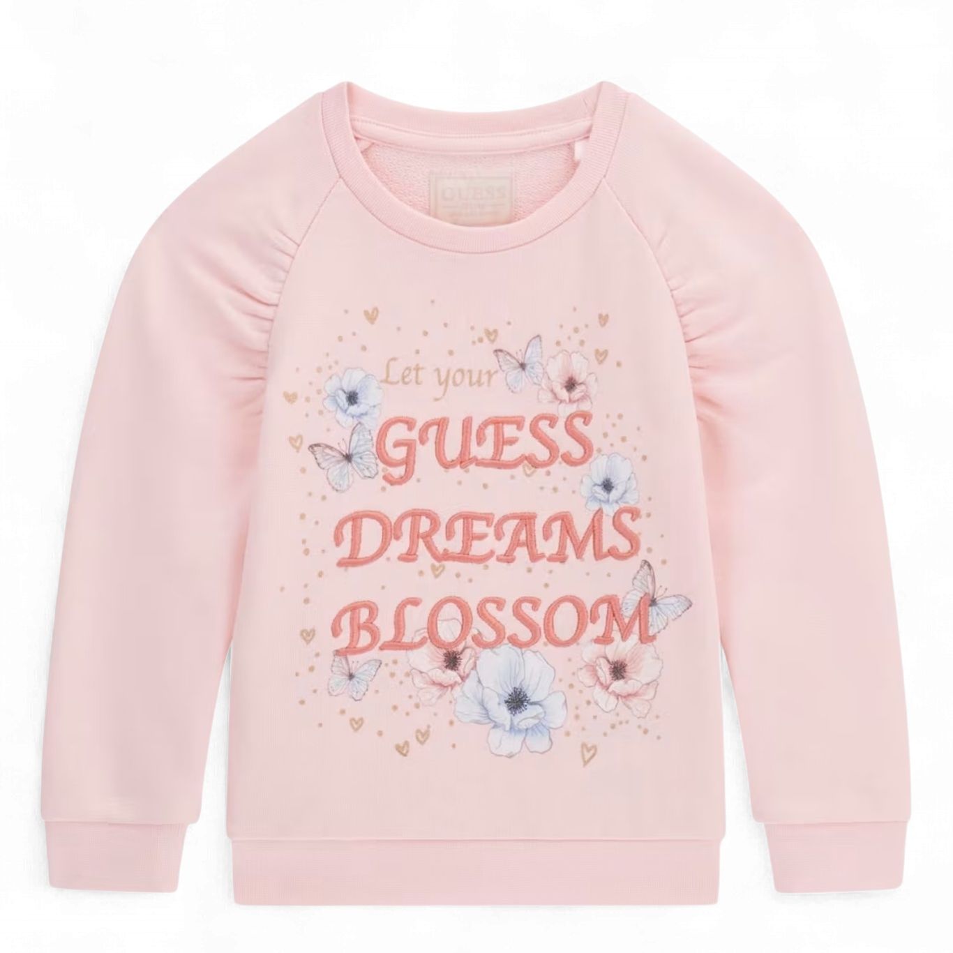 Guess meisjes en baby sweater roze