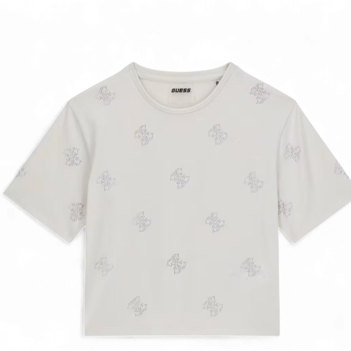 Guess meisjes tshirt wit kleine guess logos