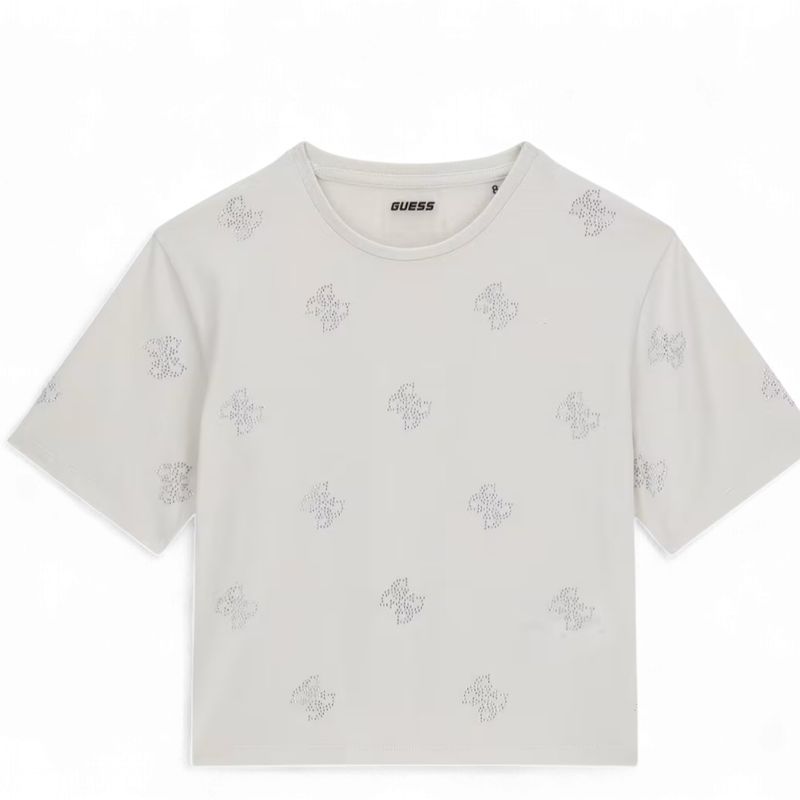 Guess meisjes tshirt wit kleine guess logos