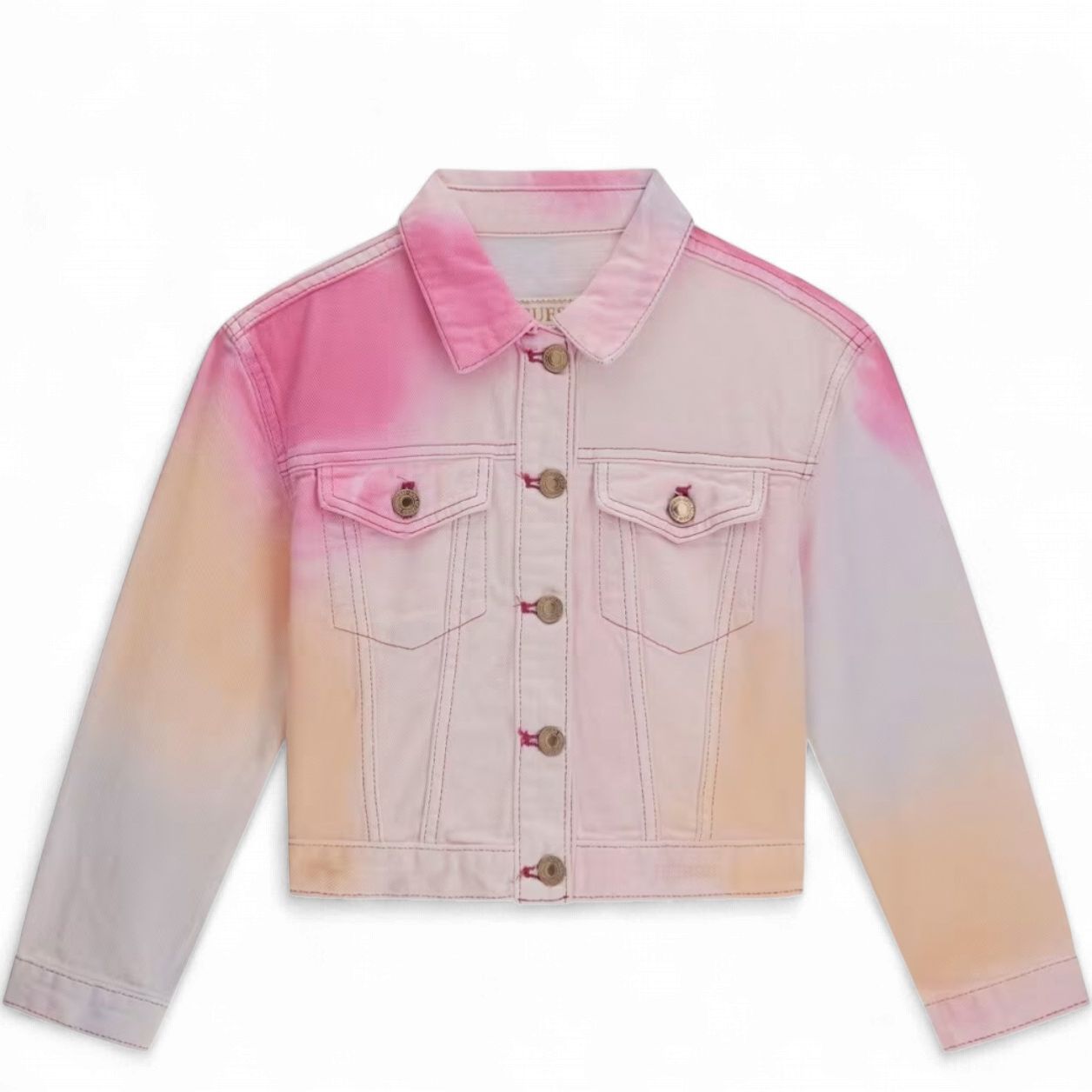 Guess meisjes denim jasje multicolor