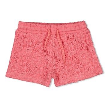 Jubel Short met crochetdetail - Salsa Sunset