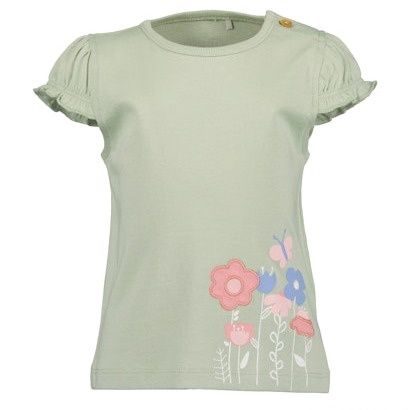 Blue seven baby meisjes tshirt groen bloem