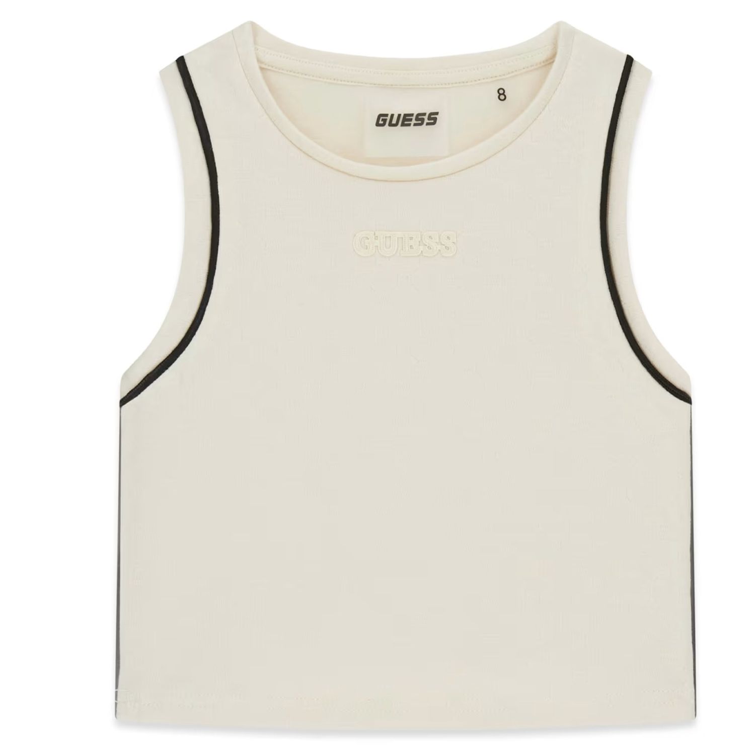 Guess meisjes top mouwloos gebroken wit