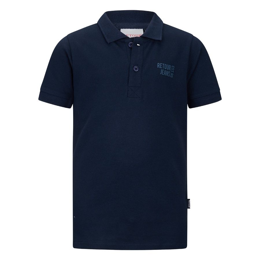 Retour jongens tshirt donker blauw Abram