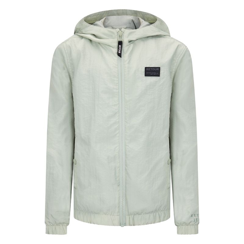 Retour jongens jas licht groen Dustin